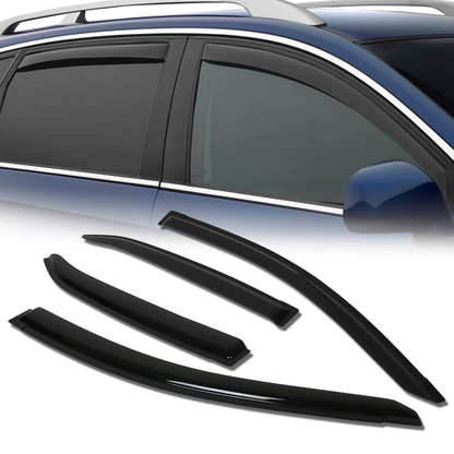 PROTECTOR DE VENTANA WINDOW VISORS - 14-17 TOYOTA COROLLA - 4PCS - DARK SMOKE