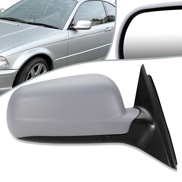 RETROVISOR MIRROR - OEM - 97-99 VOLKSWAGEN PASSAT - POWERED - HEATED - W/O FOLDING - RIGHT - GRAY