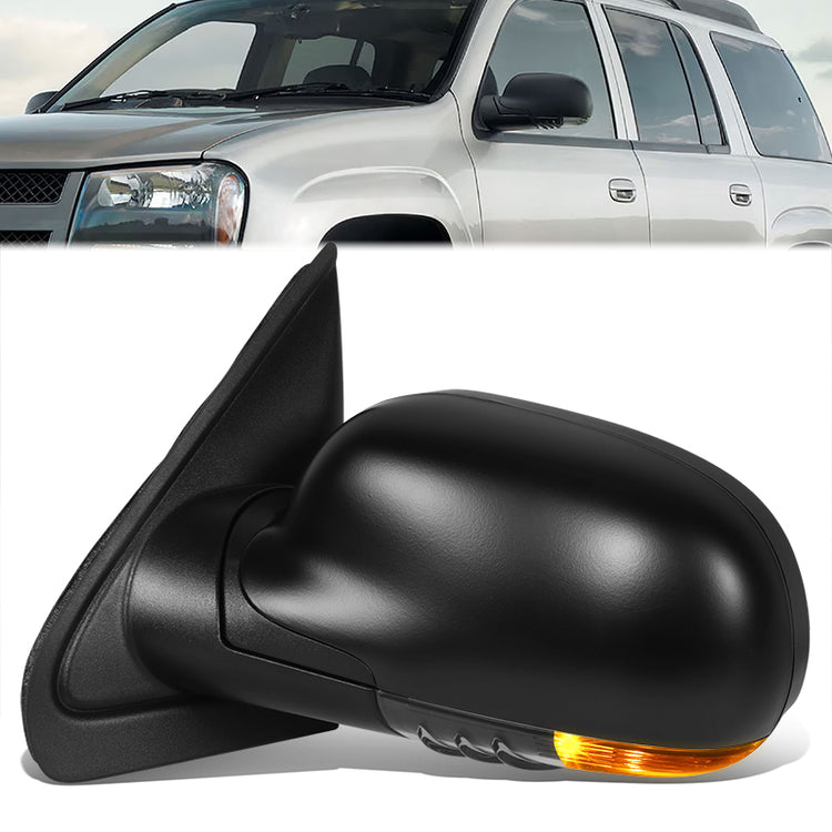 RETROVISOR MIRROR - OE STYLE - BUICK RAINIER 07 - CHEVROLET TRAILBLAZER 07 - GMC ENVOY 07 - WITH POWER WITH HEATED WITH CLEAR SIGNAL WITH MEMORY - DRIVER SIDE - PAINT TO MATCH - BLACK