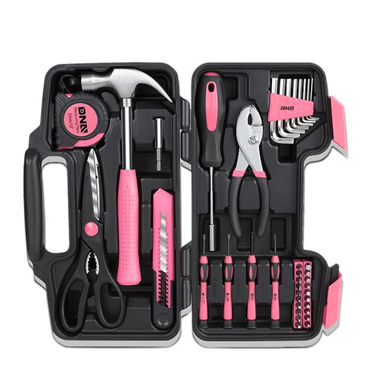HERRAMIENTAS 39PCS - BLACK / PINK