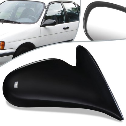 RETROVISOR MIRROR - OEM - 98-02 TOYOTA COROLLA - POWERED - PAINTABLE - BLACK - RIGHT