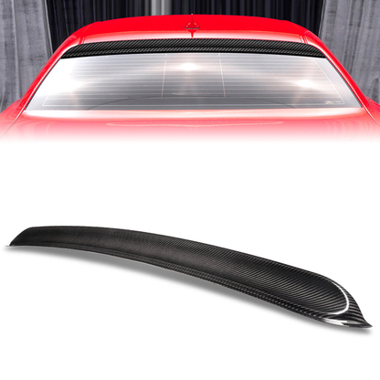 SPOILER CAR ROOF SPOILER - 08-21 DODGE CHALLENGER - CARBON FIBER BLACK