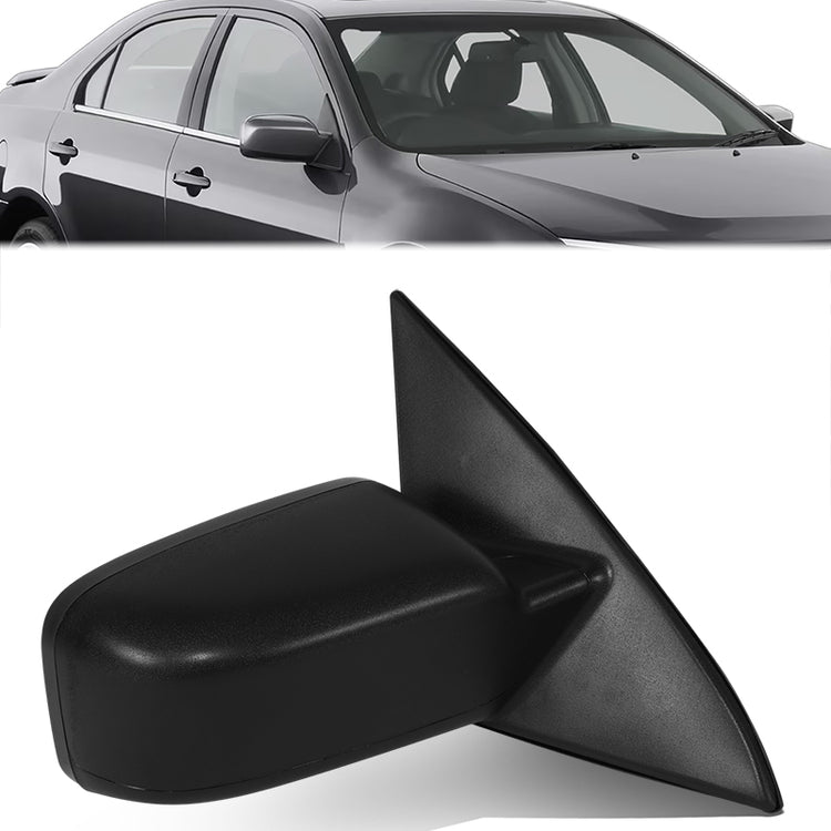 RETROVISOR MIRROR - OE STYLE - FORD FUSION 2011-2012 - WITH POWER WITH TEXTURED COVER - PASSENGER RIGHT SIDE - BLACK