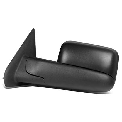 RETROVISORES EXTENDIBLES TOWING MIRROR - 02-08 DODGE RAM 1500 / 03-09 RAM 2500, 3500 - LEFT - MANUAL W/O HEATED W/O SIGNAL - BLACK