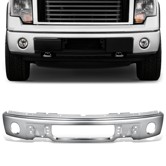 DEFENSA 09-14 FORD F-150, W/ FOG LAMPS; W/O HARLEY DAVIDSON MODEL, RAPTOR - CHROME