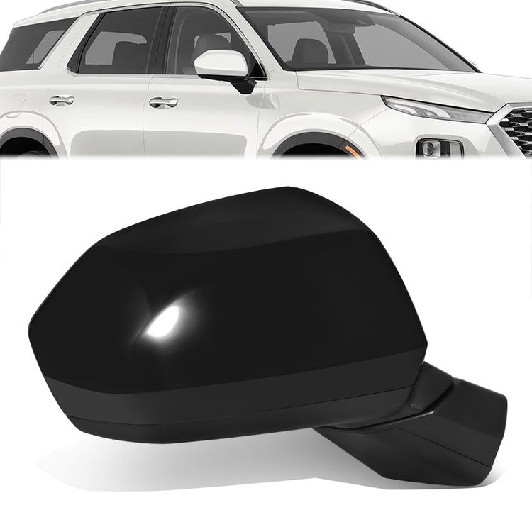 RETROVISOR MIRROR - OE STYLE - HYUNDAI PALISADE 20-22 - WITH POWER WITH HEATED GLASS - PASSENGER SIDE - PAINT TO MATCH - BLACK