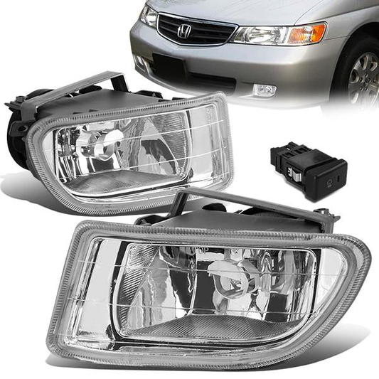 FAROS DE NIEBLA 99-04 HONDA ODYSSEY - W/ SWITCH - H11 BULB - CLEAR