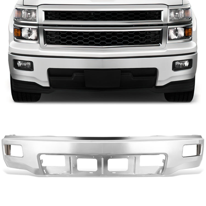 DEFENSA 14-15 CHEVROLET SILVERADO 1500 - FITS MODELS WITH FOG LAMPS; WITHOUT PARKING AID SENSORS - CHROME