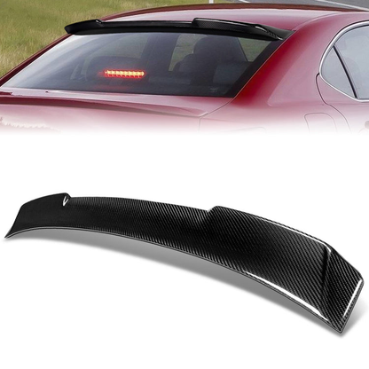 SPOILER CAR ROOF SPOILER - 06-13 LEXUS IS250 IS350 - FITS SEDAN MODELS - CARBON FIBER BLACK