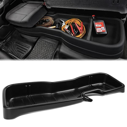 nan REAR SEAT CARGO STORAGE BOX - 14-19 CHEVY SILVERADO 1500, GMC SIERRA1500 / 15-19 CHEVY SILVERADO 2500, 3500HD, GMC SIERRA 2500, 3500HD - EXTENDED CAB - FITS FLEETSIDE MODELS ONLY - BLACK