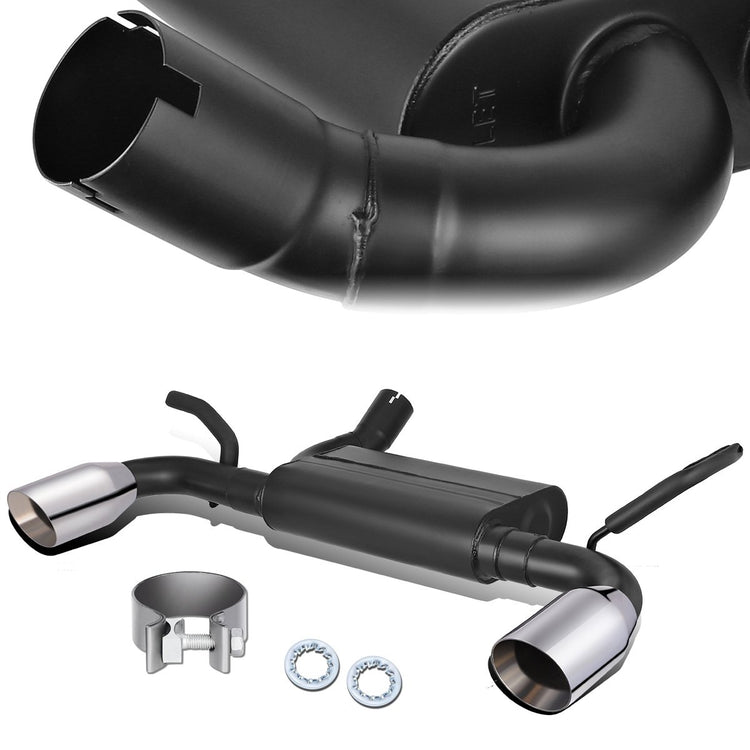 TUBERIA CATBACK CATBACK - 12-17 JEEP WRANGLER / 2018 JEEP WRANGLER JK - FITS MODELS WITH 3.6L ENGINE - ALUMINIZED / STAINLESS