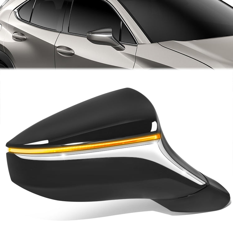RETROVISOR MIRROR - OE STYLE - LEXUS UX200 19-24 - LEXUS UX250H 19-24 - WITH POWER WITH HEATED WITH SIGNAL WITH BLIND SPOT - PASSENGER SIDE - PAINT TO MATCH - BLACK