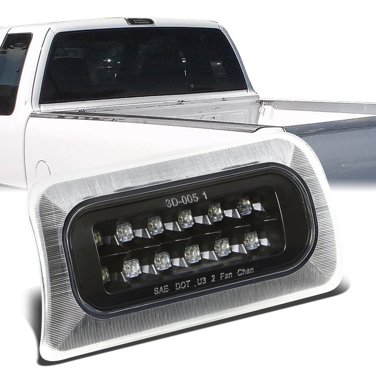 LUZ DE FRENO 94-03 CHEVY S10, GMC SONOMA / 96-00 ISUZU HOMBRE - FITS STANDARD CAB MODEL ONLY - LED - BLACK