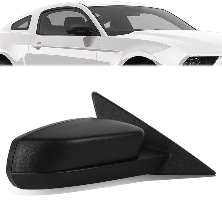 RETROVISOR MIRROR - OE STYLE - FORD MUSTANG 2013-2014 - WITH POWER WITH BLIND SPOT MIRROR - PASSENGER RIGHT SIDE - BLACK