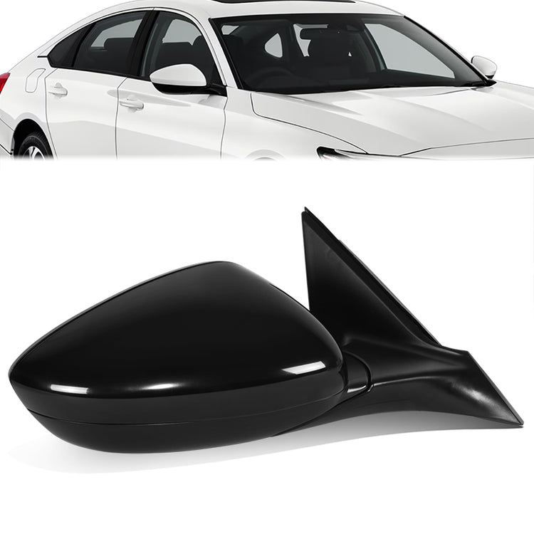 RETROVISOR MIRROR - OE STYLE - HONDA ACCORD 2018-2021 - WITH POWER - PASSENGER RIGHT SIDE - BLACK