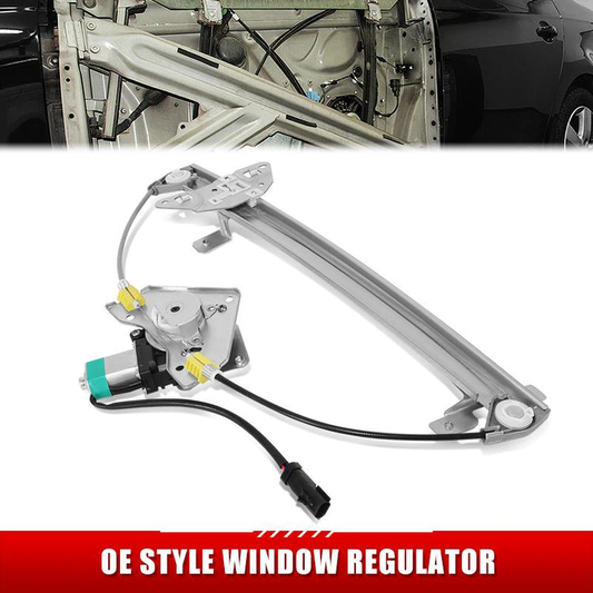 REGULADOR DE VENTANA WINDOW MOTORS & REGULATORS - DODGE DAKOTA 2000-2004 / DODGE DURANGO 1998-2003 - CREW CAB - METALLIC - BARE STEEL / PLASTIC