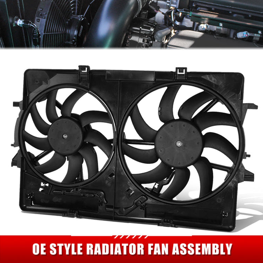 ABANICOS OE STYLE -AUDI A4 2007-2016 / AUDI A4 ALLROAD 2014-2016 / AUDI A5 2008-2017 / AUDI ALLROAD 2013-2016 / AUDI Q5 2009-2017 / AUDI S4 2013-2015 / AUDI S5 2010-2016 - 1.8L, 2.0L, 2.8L, 3.0L, 3.0L DIESEL WITHOUT TRAILER TOW PACKAGE