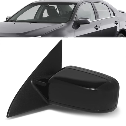 RETROVISOR MIRROR - OE STYLE - FORD FUSION 11-12 - WITH POWER WITH BLIND SPOT MIRROR WITH TEXTURED COVER - DRIVER SIDE - PAINT TO MATCH - BLACK
