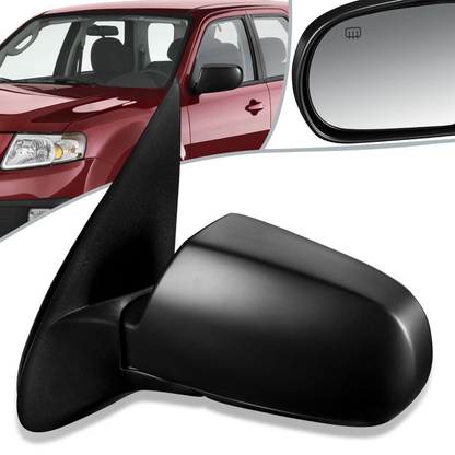 RETROVISOR MIRROR - OEM - 05-06 MAZDA TRIBUTE - POWERED - HEATED - PAINTABLE - BLACK - LEFT