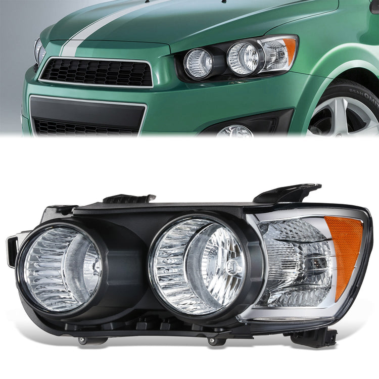 FAROS OE STYLE -12-16 CHEVY SONIC - - BLACK BEZEL - LEFT SIDE