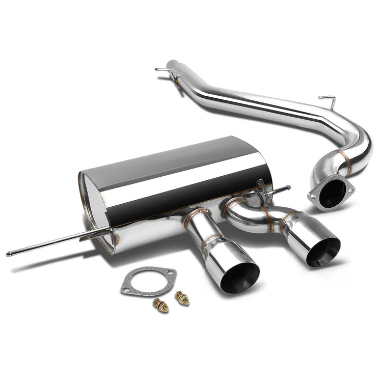 TUBERIA CATBACK CATBACK - DUAL TIP - 12-14 VOLKAWAGEN GOLF R HATCHBACK 2/4-DOOR 2.0L TURBO - OE STYLE - STAINLESS STEEL