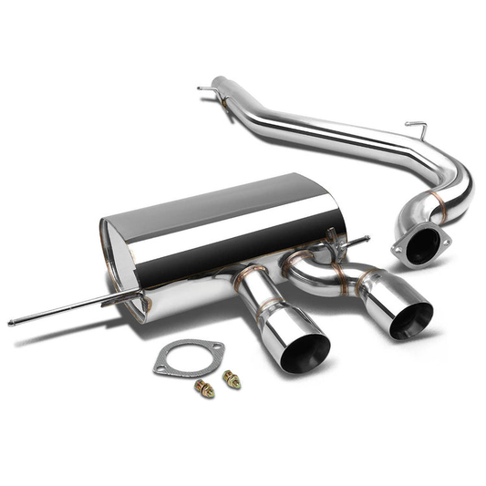 TUBERIA CATBACK CATBACK - DUAL TIP - 12-14 VOLKAWAGEN GOLF R HATCHBACK 2/4-DOOR 2.0L TURBO - OE STYLE - STAINLESS STEEL