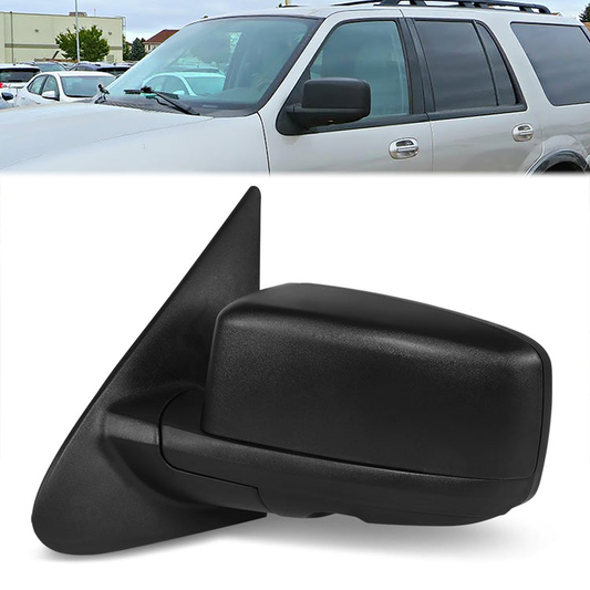 RETROVISOR MIRROR - OE STYLE - FORD EXPEDITION 04-06 - WITH POWER WITH HEATED GLASS - DRIVER SIDE - PAINT TO MATCH - BLACK