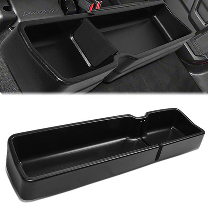 nan REAR SEAT CARGO STORAGE BOX - 15-19 FORD F-150 - CREW CAB - FITS FLEETSIDE MODELS ONLY - BLACK
