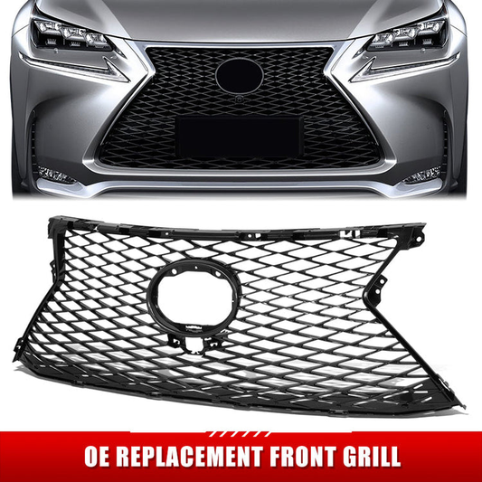 PARRILLA GRILLE - LX NX200T/300H '15-'17/'18-'20/ GRILLE ASS'Y 15-17/ W/PAINTED DARK SILVER/ W/F SPORT (NX200T)