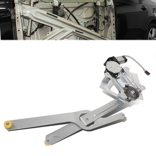 REGULADOR DE VENTANA WINDOW MOTORS & REGULATORS - METALLIC - 98-02 CHEVY BLAZER GMC C/K-SERIES 1500-3500 PICKUP/SUBURBAN - METALLIC - BARE STEEL/PLASTIC