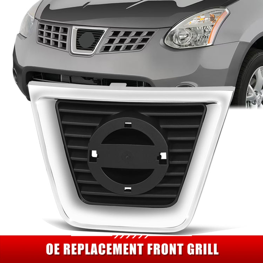 PARRILLA GRILLE - DS ROGE '08-'13/ GRILLE ASS'Y 08-10/ CENTER CHROME/BLACK//PARTS.NO,NI1200230//OEM NO,62070JM00A