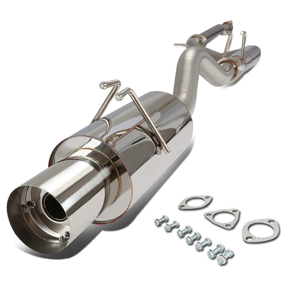 TUBERIA CATBACK CATBACK - 06-08 HONDA CIVIC SI - SINGLE TIP - STAINLESS STEEL