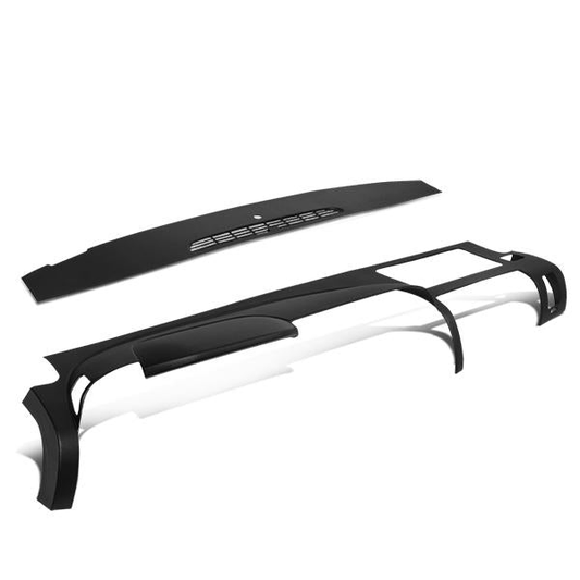 nan DASH BOARD COVER CAP - 07-13 CHEVY SILVERADO/GMC SIERRA - DOES NOT FIT LTZ, DENALI, SLT MODELS - BLACK - 2PCS