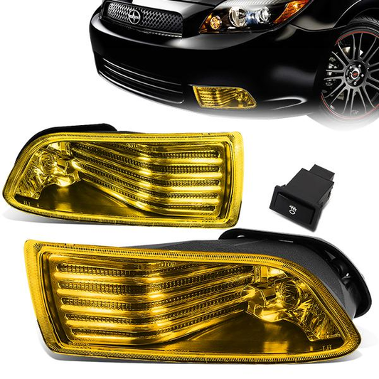 FAROS DE NIEBLA 04-10 SCION TC - W/ SWITCH - H3 BULB - AMBER