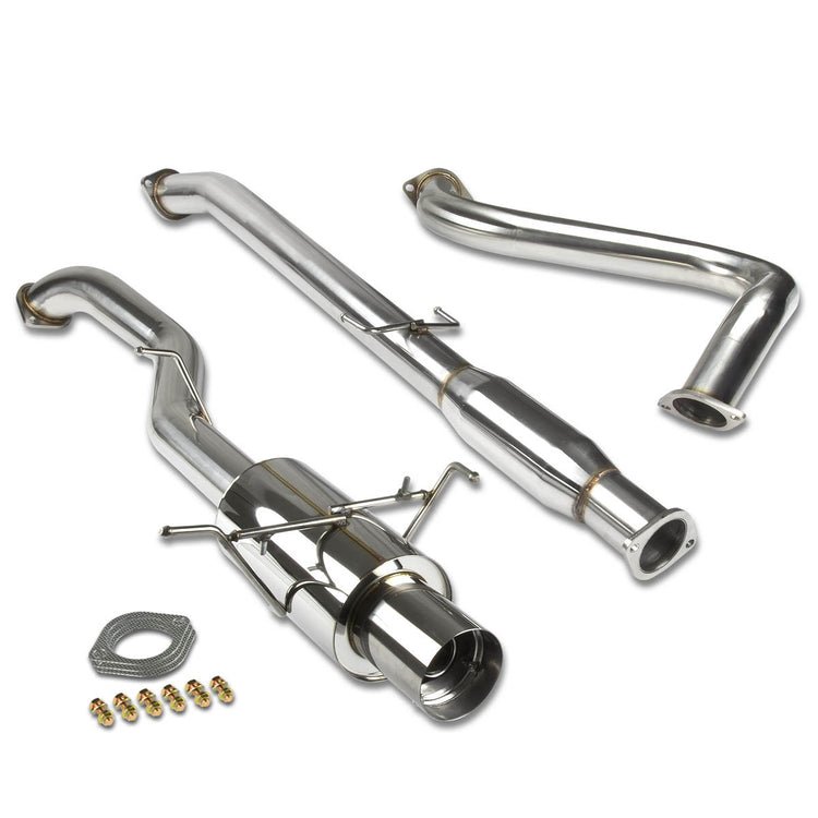 TUBERIA CATBACK CATBACK - 07-12 NISSAN SENTRA - 2.5L 4CYL - SINGLE TIP - STAINLESS STEEL