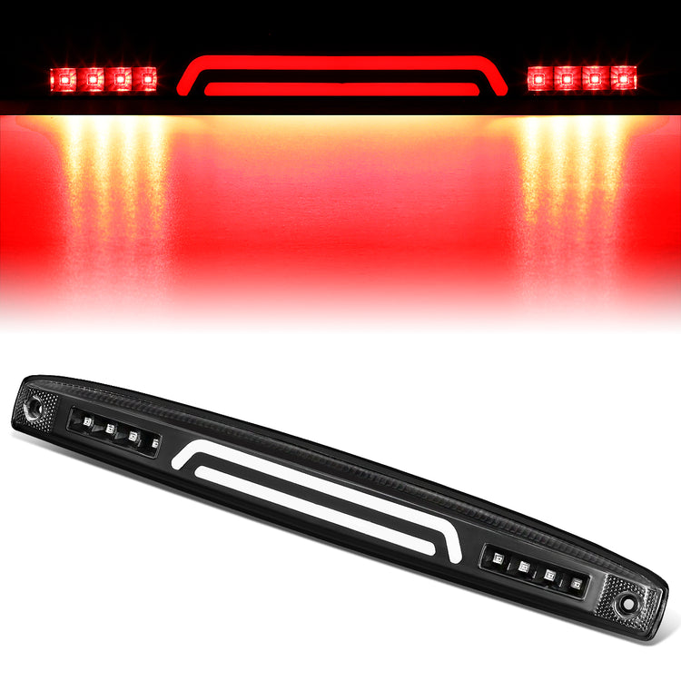 LUZ DE FRENO 03-06 DODGE RAM 2500, 3500 - FITS MODELS WITH OEM TAIL GATE LAMP - 3D - LED - BLACK