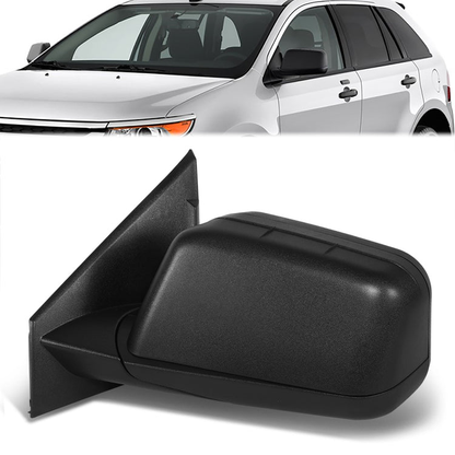 RETROVISOR MIRROR - OE STYLE - FORD EDGE 07 - WITH POWER WITH HEATED GLASS TEXTURED COVER - DRIVER SIDE - PAINT TO MATCH - BLACK