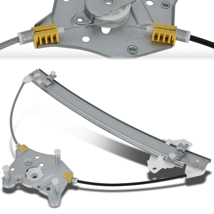 REGULADOR DE VENTANA WINDOW MOTORS & REGULATORS - METALLIC - 96-00 HYUNDAI ELANTRA - METALLIC - BARE STEEL/PLASTIC