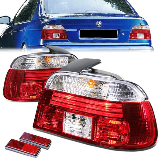 FAROS TRASEROS 97-00 BMW 528I , 540I / 99-00 BMW M5 - RED / CLEAR