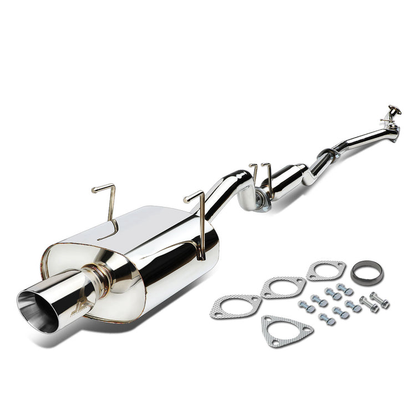 CATBACK CATBACK - STAINLESS STEEL - 01-05 HONDA CIVIC LX/DX/HX 1.7L SOHC - 3.5" ROUND TIP
