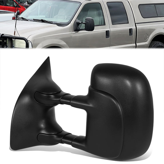 RETROVISOR MIRROR - OE STYLE - FORD EXCURSION 00-05 - FORD F-250 SUPER DUTY 99-07 - FORD F-350 SUPER DUTY 99-07 - FORD F-450 SUPER DUTY 99-03 - FORD F-550 SUPER DUTY 99-03 - DRIVER SIDE - PAINT TO MATCH - BLACK