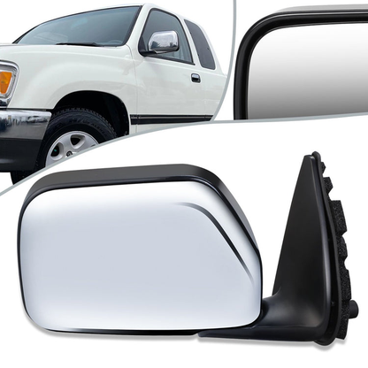 RETROVISOR MIRROR - OEM - 93-98 TOYOTA T100 - POWERED - FOLDING - CHROME COVER - RIGHT