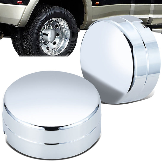 nan WHEEL CENTER CAPS - 03-10 DODGE RAM 3500 DRW/11-18 RAM 3500 DRW - FITS DUALLY MODELS WITH 17" OEM STEEL WHEELS - ABS PLASTIC - METALLIC