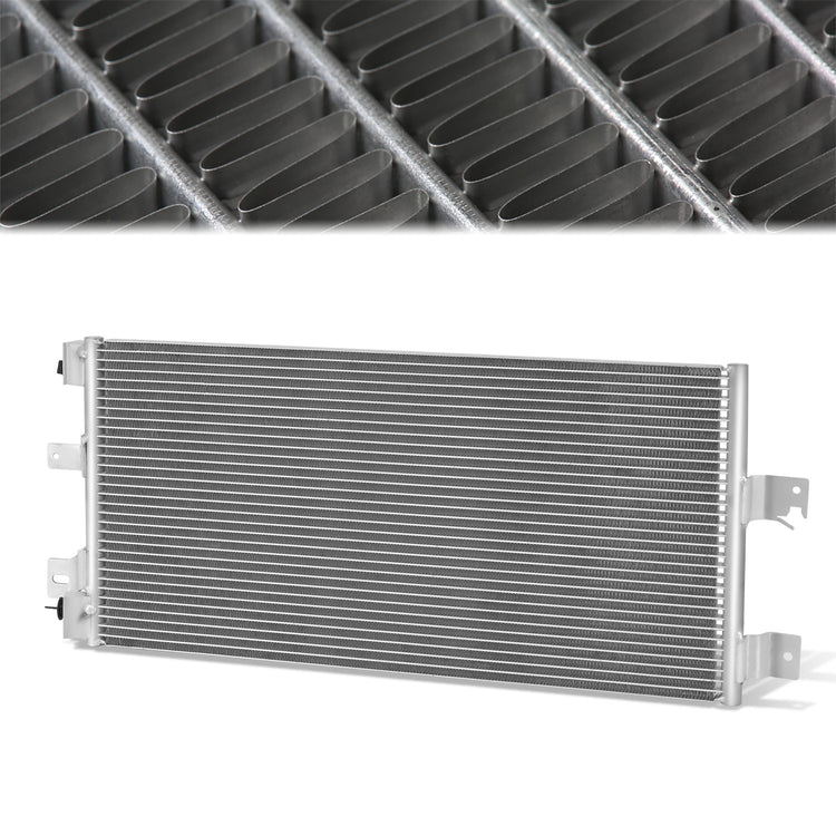 CONDENSADOR JEEP COMPASS 2007-2017 / JEEP PATRIOT 2007-2017 - WITHOUT OFF ROAD PKG - ALUMINUM - SILVER