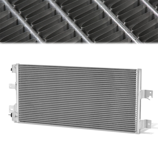 CONDENSADOR JEEP COMPASS 2007-2017 / JEEP PATRIOT 2007-2017 - WITHOUT OFF ROAD PKG - ALUMINUM - SILVER