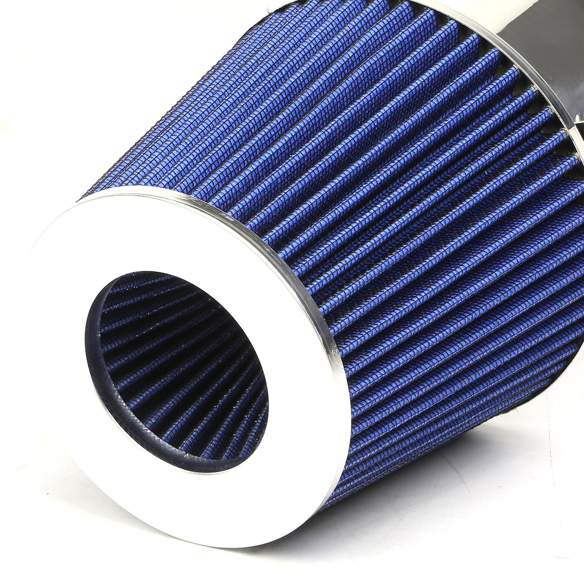 FILTRO DE AIRE ALTO FLUJO 98-00 LEXUS GS300 - 3.00" - SHORT RAM - POLISHED PIPE - BLUE FILTER