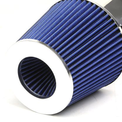 FILTRO DE AIRE ALTO FLUJO 98-00 LEXUS GS300 - 3.00" - SHORT RAM - POLISHED PIPE - BLUE FILTER