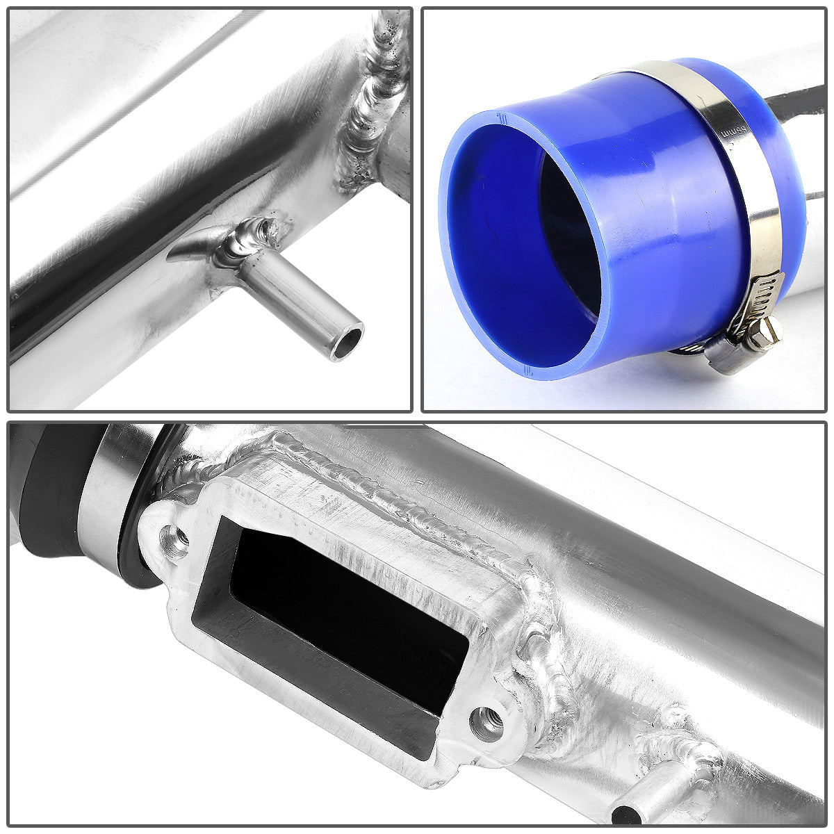 FILTRO DE AIRE ALTO FLUJO 98-00 LEXUS GS300 - 3.00" - SHORT RAM - POLISHED PIPE - BLUE FILTER