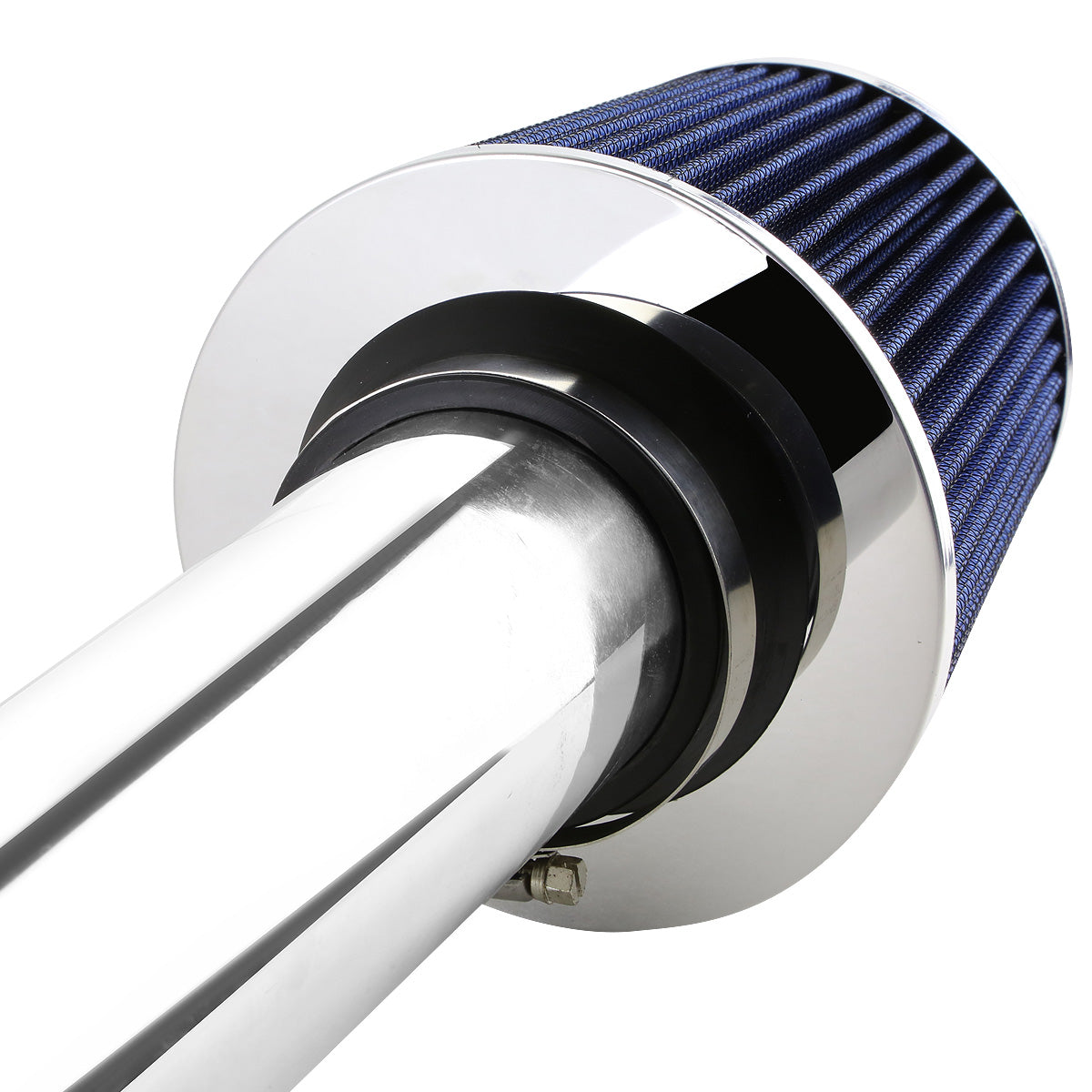 FILTRO DE AIRE ALTO FLUJO 98-00 LEXUS GS300 - 3.00" - SHORT RAM - POLISHED PIPE - BLUE FILTER