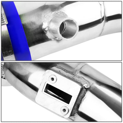 FILTRO DE AIRE ALTO FLUJO 3.00" - SHORT RAM - 07-12 NISSAN ALTIMA 3.5L V6 L32A - BLUE FILTER - POLISHED PIPE